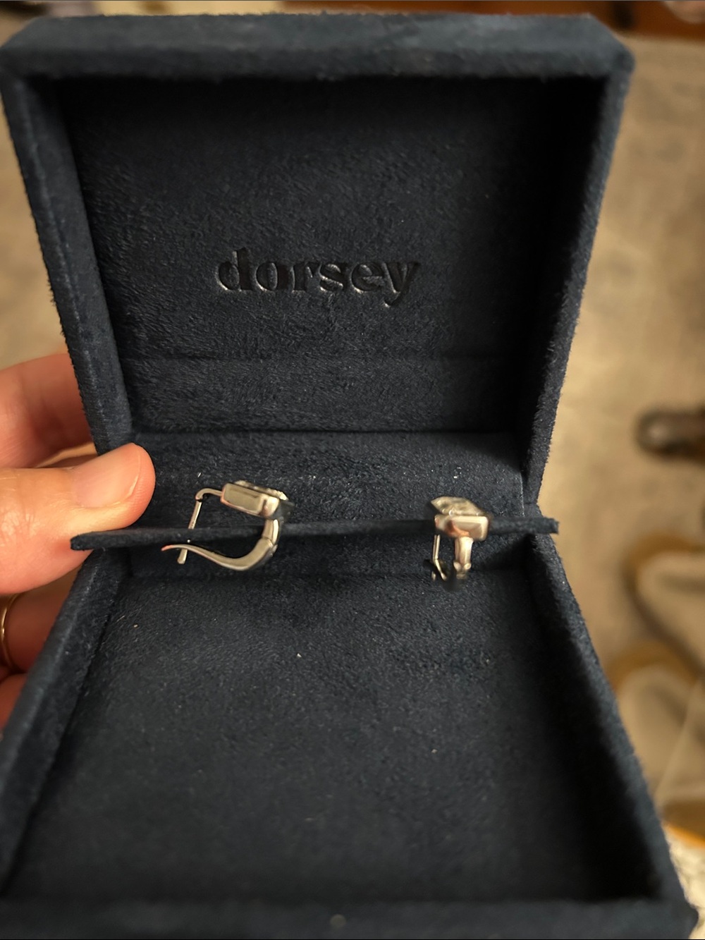 The Odette Dorsey Earrings in Moissanite - Picture 4 of 4